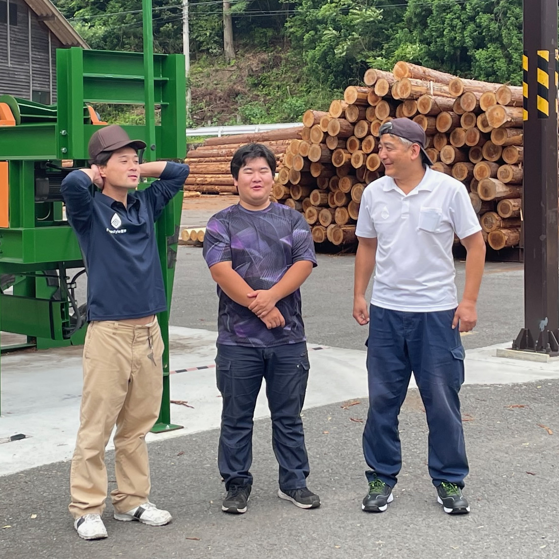 製材加工部へ