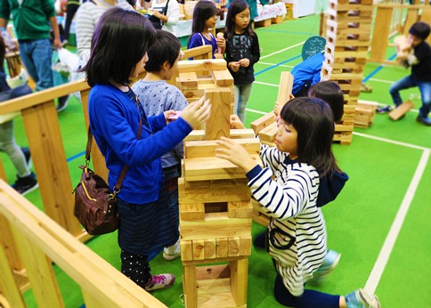 木のブロック